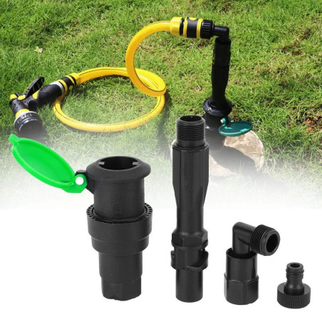 Monra Set hidrant rapid de gradina 4 in 1 3/4"