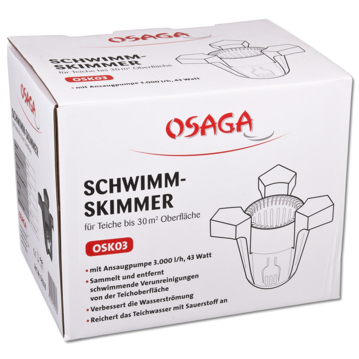 Skimmer plutitor Osaga Swim Skim OSK03, skimmer pentru iaz