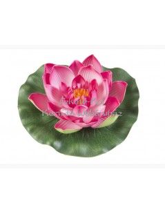 Floare de lotus culoare fucsia plutitoare 17 cm (123587) - fish-farm.ro