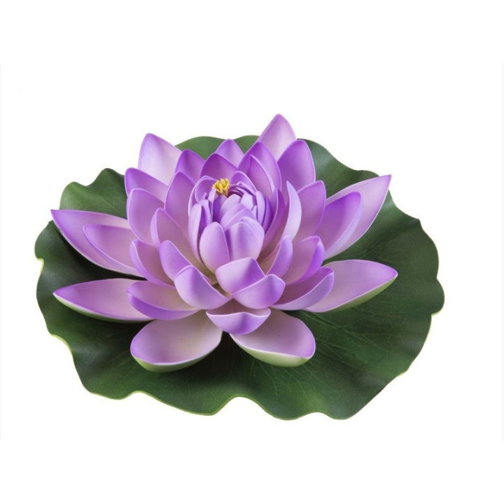 Tavirózsa  virág pink színű úszó 28 cm (123592)