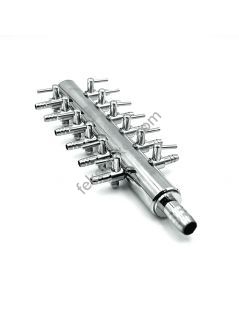 Distribuitor aer metalic cu 12 iesiri 4/6mm (8/10mm furtun)