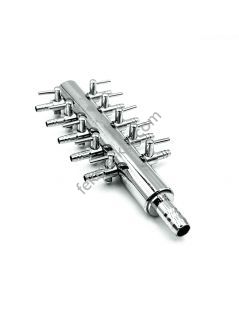 Distribuitor aer metalic cu 10 iesiri 4/6mm