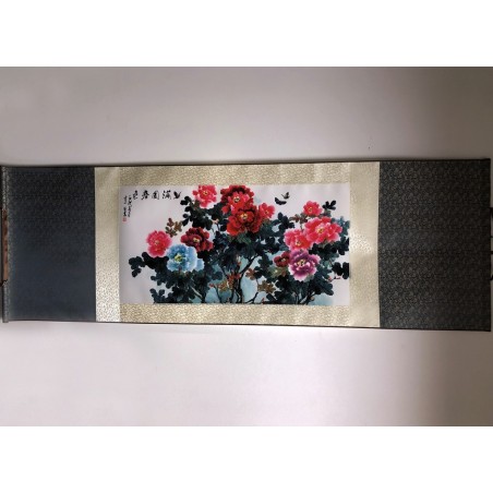 Rola de pânză tablou Bujor 135x35cm - fish-farm.ro