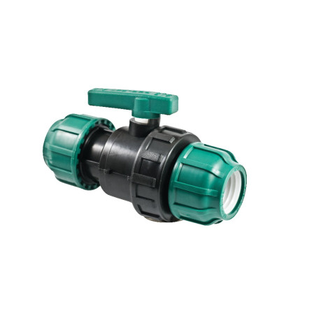 Robinet cu bilă din plastic premium 63x63 (10bar) PO