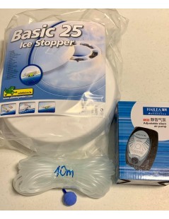 Copca polistiren antiinghet kit de iaz compresor - piatra - furtun