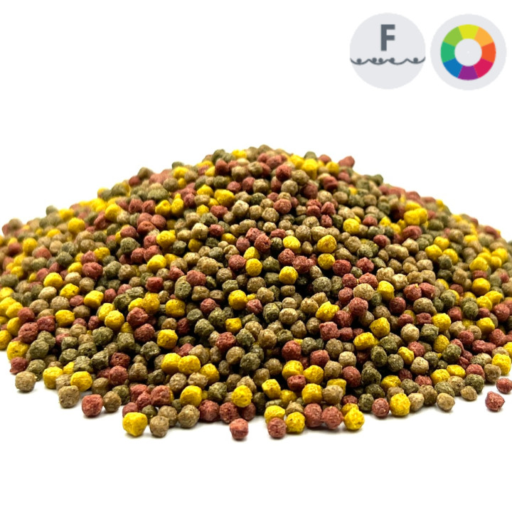 Hrana Allround Mix 3mm (Rosu-Maro-verde) (15Kg)