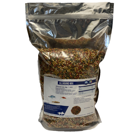Hrana Allround Mix 3 mm ( rosu-maro-verde ) ( 1 kg )