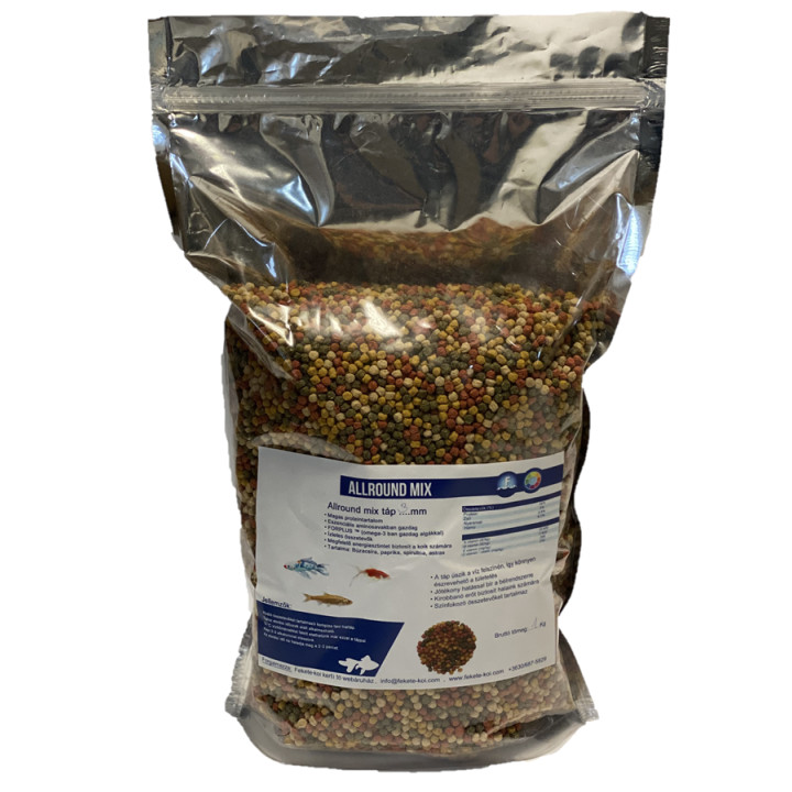 Hrana Allround Mix 3 mm ( rosu-maro-verde ) ( 1 kg )