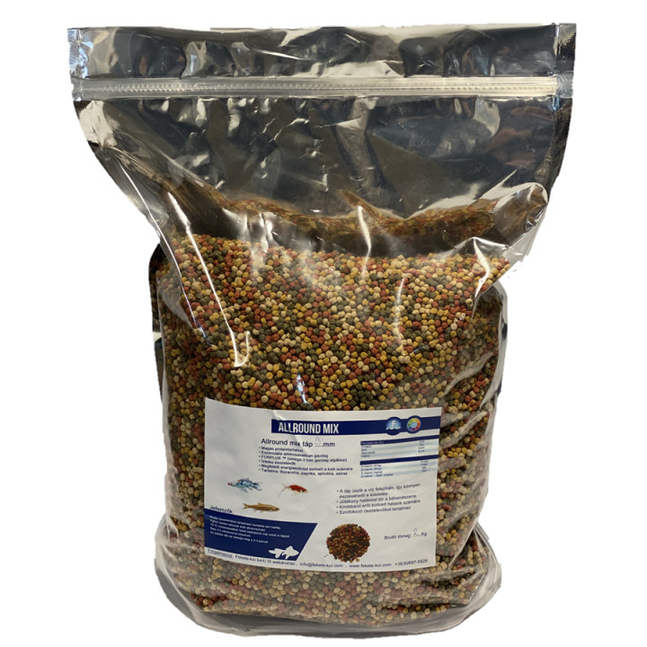 Hrana Allround Mix 3 mm ( rosu-maro-verde ) ( 2 kg )
