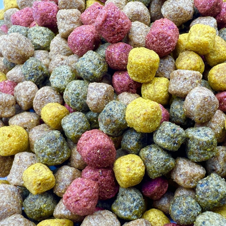 Hrana Allround Mix 6mm (Rosu-Maro-verde) (1Kg)