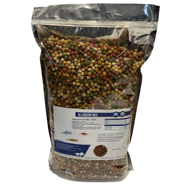 Hrana Allround Mix 6mm (Rosu-Maro-verde) (1Kg)