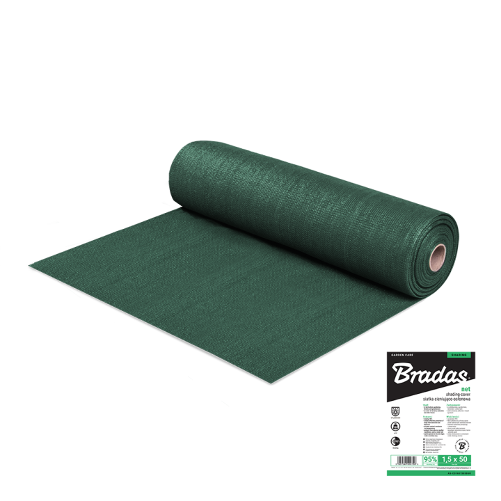 Plasa de protectie, protectie impotriva vantului si umbrire MEDIUMTEX 160 1,5 m x 10 m 95%