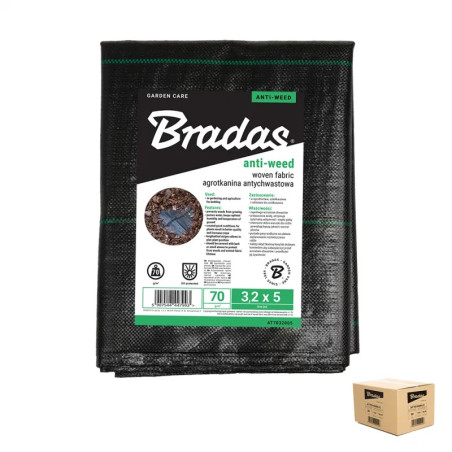 Folie agrotextil negru 0,6 x 5m