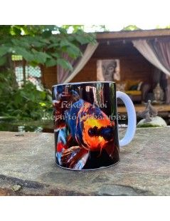 Rola de pânză tablou cu dragon 45x45cm  - fish-farm.ro