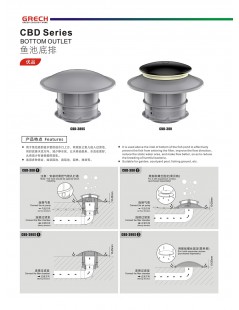 Sifon de pardoseala din beton 110/160mm (CBD-380)