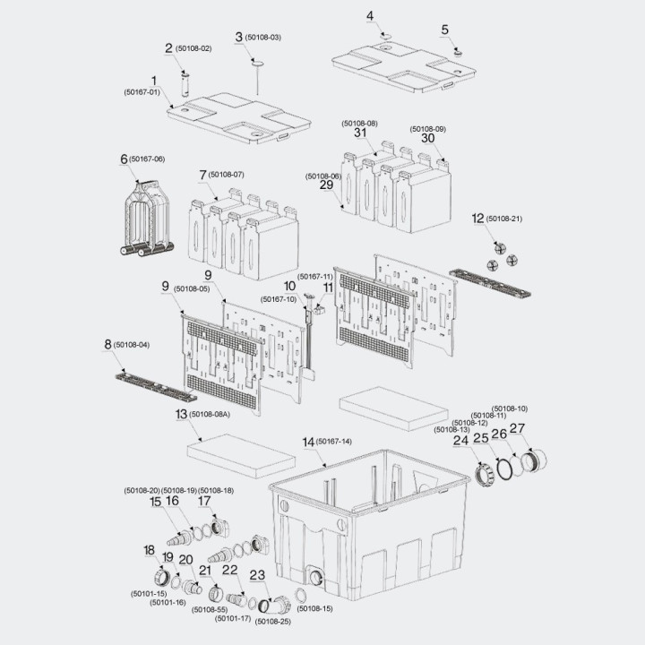 CBF- 550 filtru gravitational