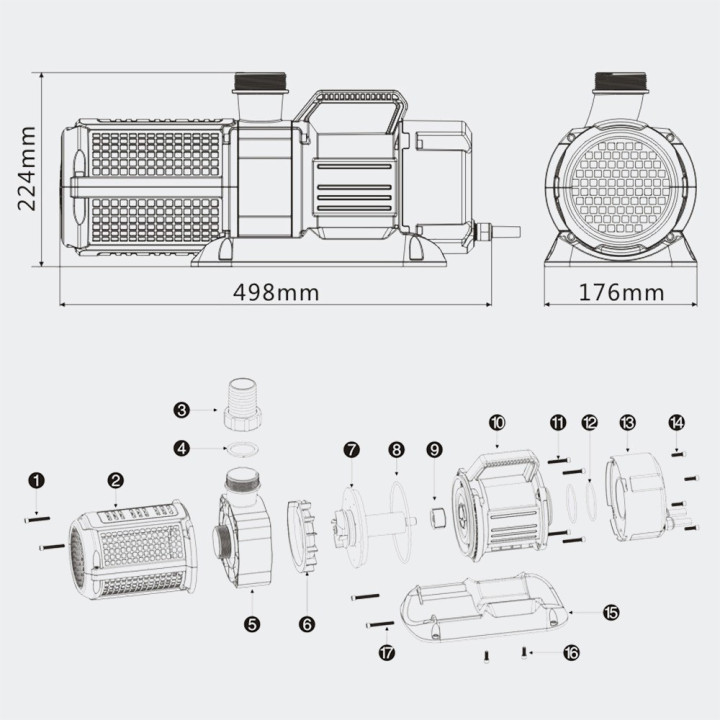 Pompa SunSun CET-35000T - fish-farm.ro