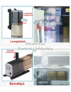 SunSun CHJ-1502 3in1 filtru, pompa si aerator 1500 l/h 25W - fish-farm.ro