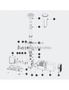 Pompa CHJ-3003 pentru fantani arteziene 3000l/h (55W)