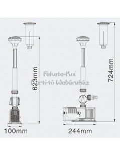Pompa CHJ-3003 pentru fantani arteziene 3000l/h (55W)