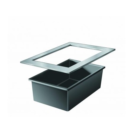 Cadrul din inox pentru bazin prefabricat de plastic QUADRA C3