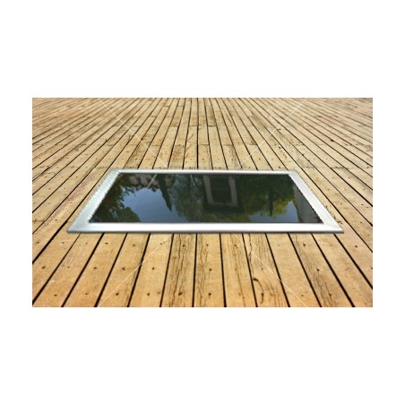 Cadrul din inox pentru bazin prefabricat de plastic QUADRA C3