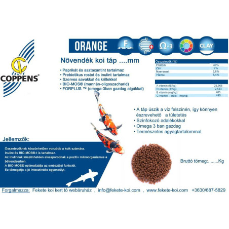 Hrana Coppens Orange puieti 1,5 mm ( 300 g )