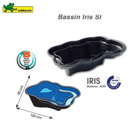 Bazin prefabricat de plastic IRIS SI 150 L
