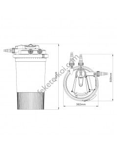 Filtru iaz sub presiune CPA 15000 (30 000) cu lampa UVC 18W