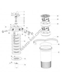 Filtru iaz sub presiune CPA 15000 (30 000) cu lampa UVC 18W