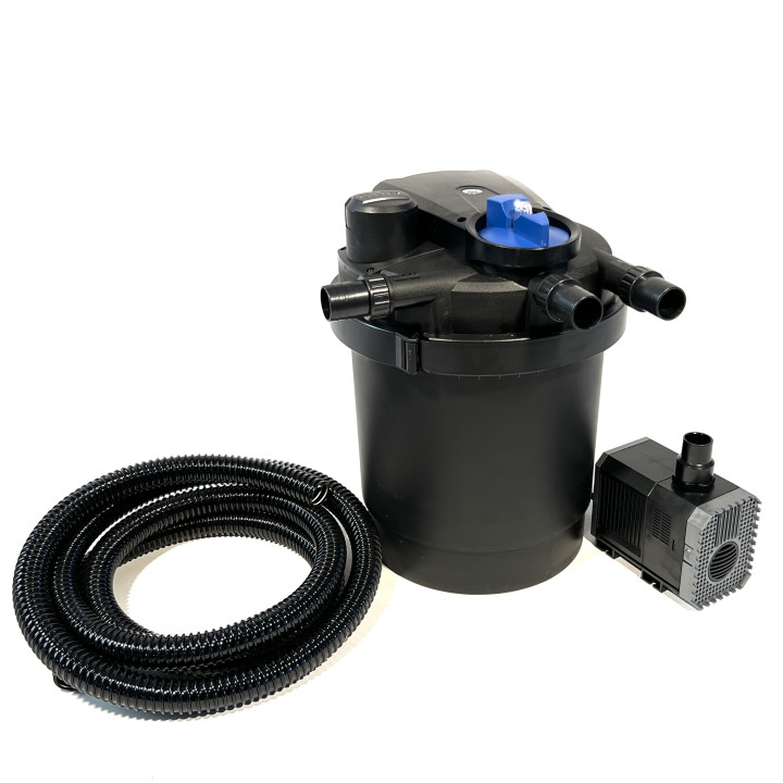 Set filtrare iaz subpresiune CPA 2500 (6 000) set 1. CHJ 2500 + Furtun Spiralat 4m Dn25