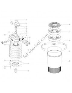 Filtru iaz sub presiune CPA 30000 (60 000) cu lampa UVC 55W