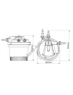 Filtru iaz sub presiune CPA 5000 (8 000) cu lampa UVC 11W