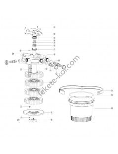Filtru iaz sub presiune CPA 5000 (8 000) cu lampa UVC 11W