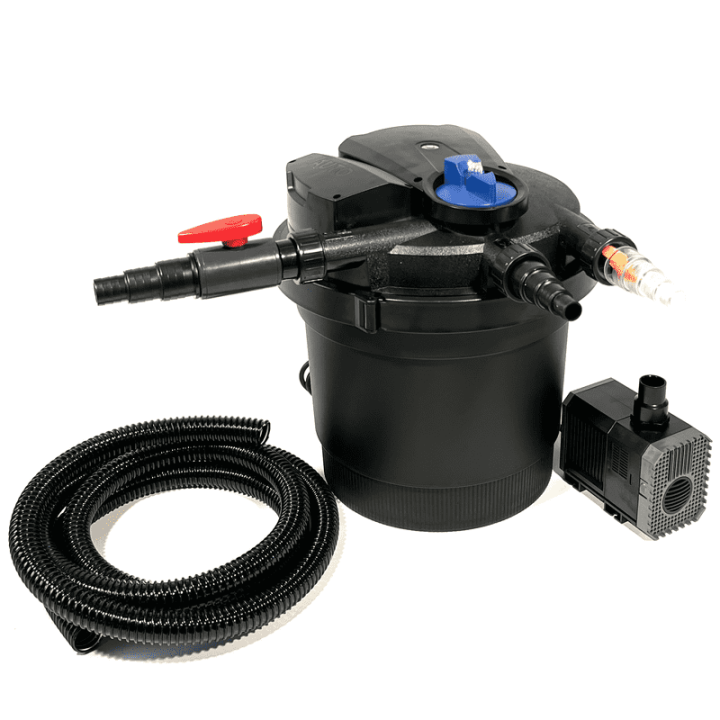 Set filtrare iaz subpresiune CPA 5000 (8 000) set 1. CHJ 3000 + Furtun Spiralat 4m Dn25