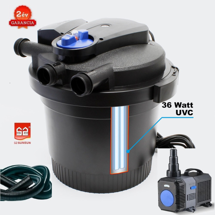 Set filtrare iaz subpresiune CPA 20000 (40 000) set 2. CTP 12000 + Furtun Spiralat 4m DN32