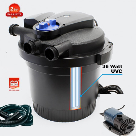 Set filtrare iaz subpresiune CPA 20000 (40 000) set 3. JTP 10000 + Furtun Spiralat 4m DN32