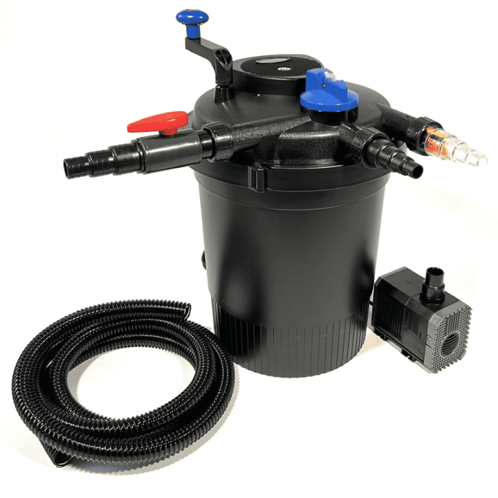 Set filtrare iaz gravitational CPF 10000 set 1. CHJ 4500 + furtun 4m DN32