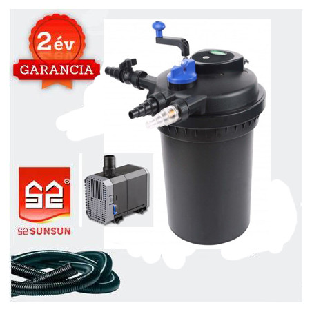 Set filtrare iaz gravitational CPF 10000 set 1. CHJ 4500 + furtun 4m DN32