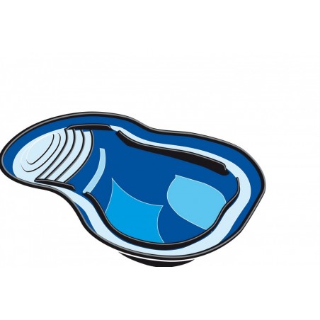 Bazin prefabricat de plastic LOBELIA SII 500 L