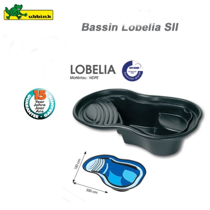Bazin prefabricat de plastic LOBELIA SII 500 L
