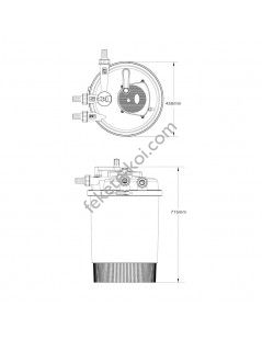 Filtru iaz sub presiune CPF 30000 (60 000) cu lampa UVC 55W