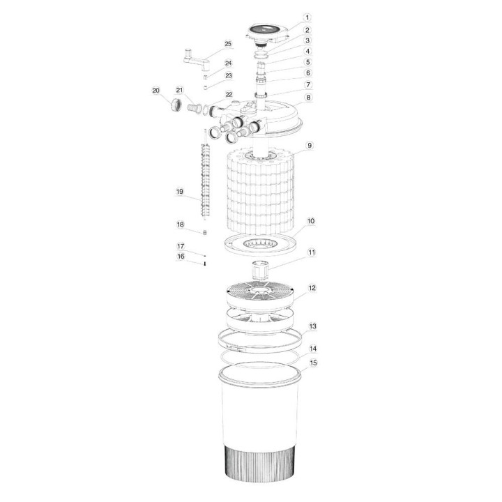 Filtru iaz sub presiune CPF 30000 (60 000) cu lampa UVC 55W