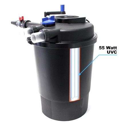 Set filtrare iaz subpresiune CPF 30000 (60 000) set 3. JTP 10000 + Furtun Spiralat 4m Dn32