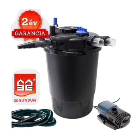 Set filtrare iaz subpresiune CPF 30000 (60 000) set 4. JTP 12000 + Furtun Spiralat 4m Dn32