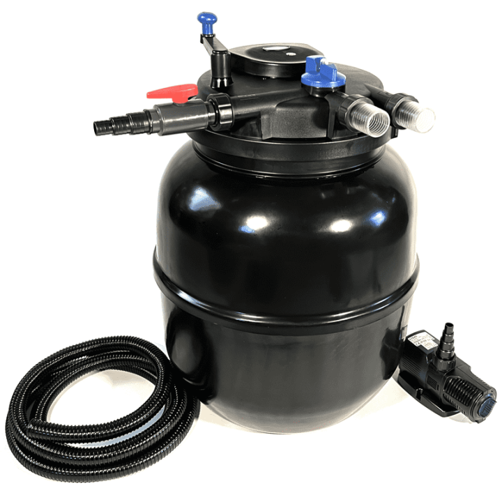 Set filtrare iaz subpresiune CPF 50000 (60 000) set 3. JTP 12000 + Furtun Spiralat 4m Dn32