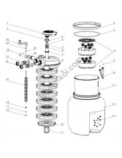 Filtru iaz sub presiune CPF 75000 (80 000) cu lampa UVC 55W