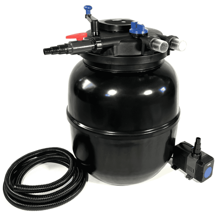 Set filtrare iaz subpresiune CPF 75000 set 1. CTP 12000 + Furtun Spiralat 4m Dn32