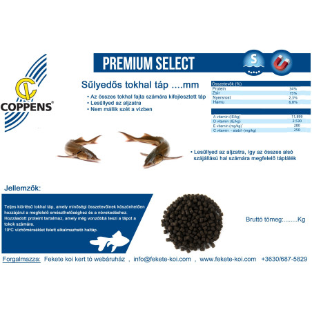 Coppens Premium Select scufundabil 3 mm ( 2 kg )