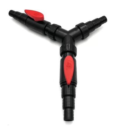 Robinet Y distribuire pompe si skimmere 25/32/38 mm